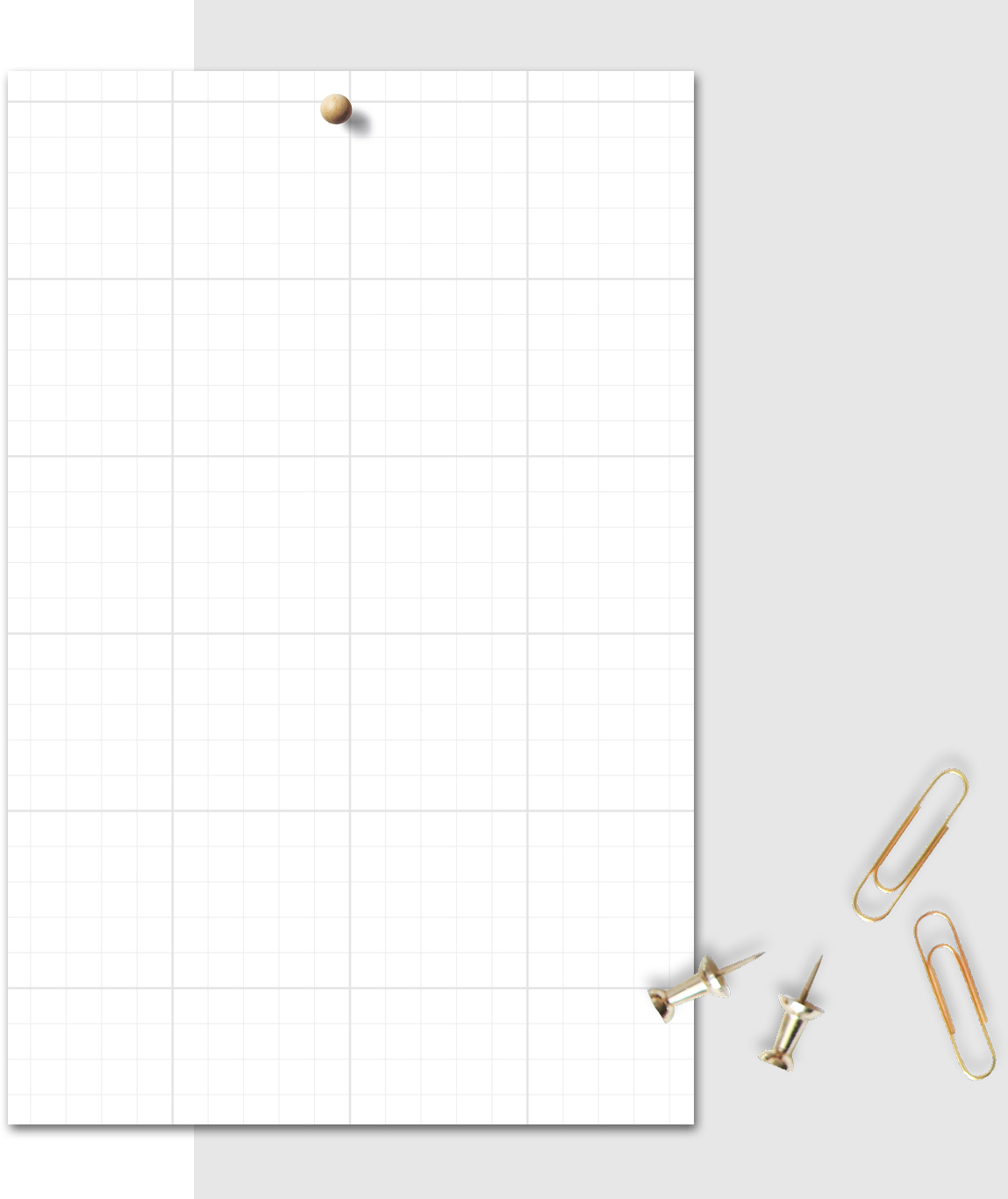 Timeline Background - notepad and assorted paper clips